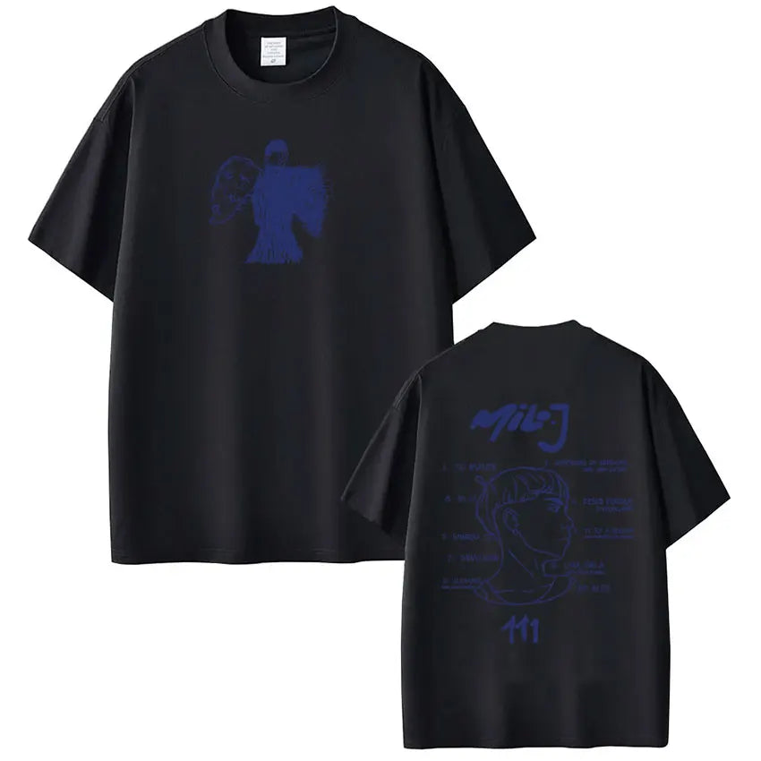 Rapper Milo  J Fashion Graphic T-shirt Men Women Hip-hop Loose T-shirt Short-sleeved Casual Harajuku Vintage Oversized T-shirts