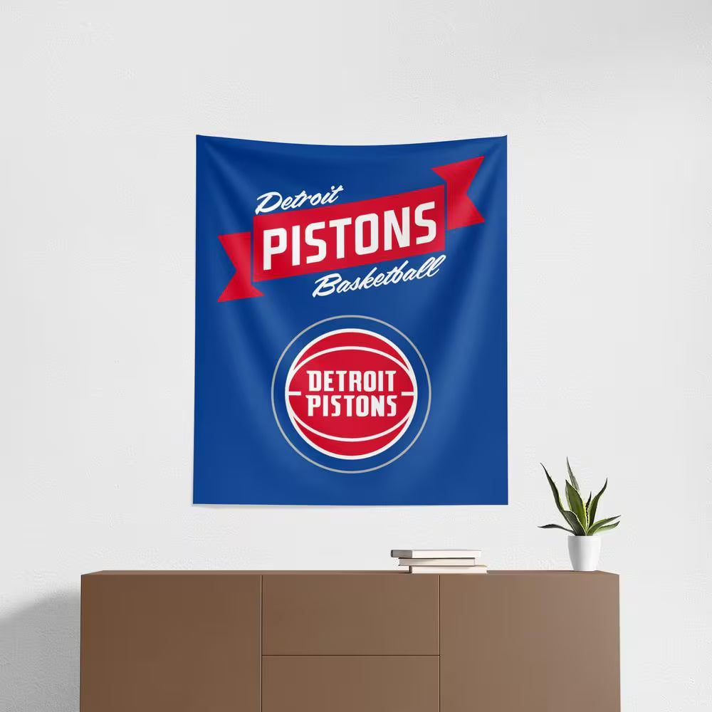 NBA Premium Pistons Printed Wall Hanging