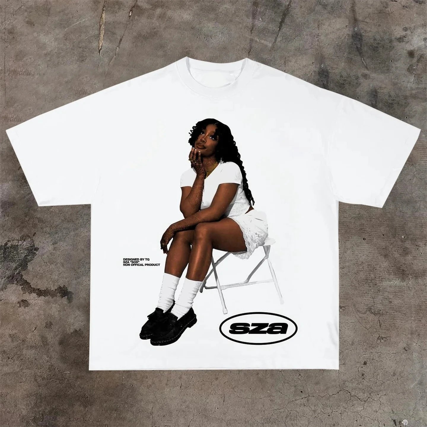 2025 SZA MARIAS Lamar TShirt Grand National Tour Men and Women Clothing Oversize Vintage Unisex High Quality Cotton Clothes