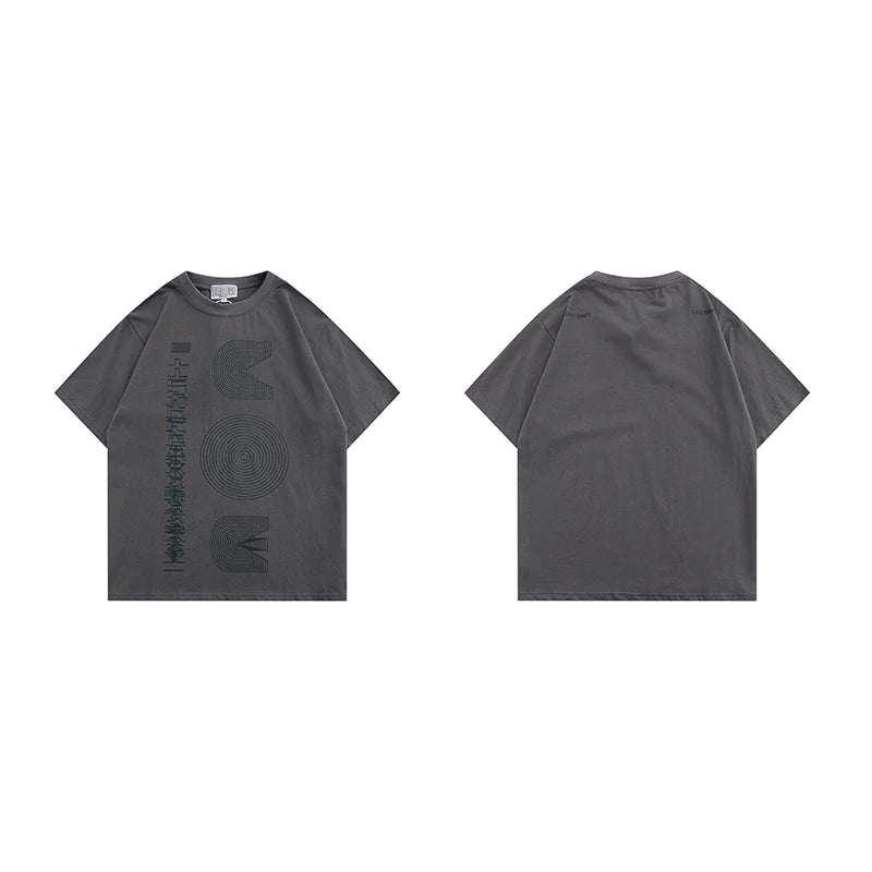 Cav Empt Japanese-style Trend Short-sleeved T Shirt Vintage Creative Print C.E Men's Women Round-neck T-shirts