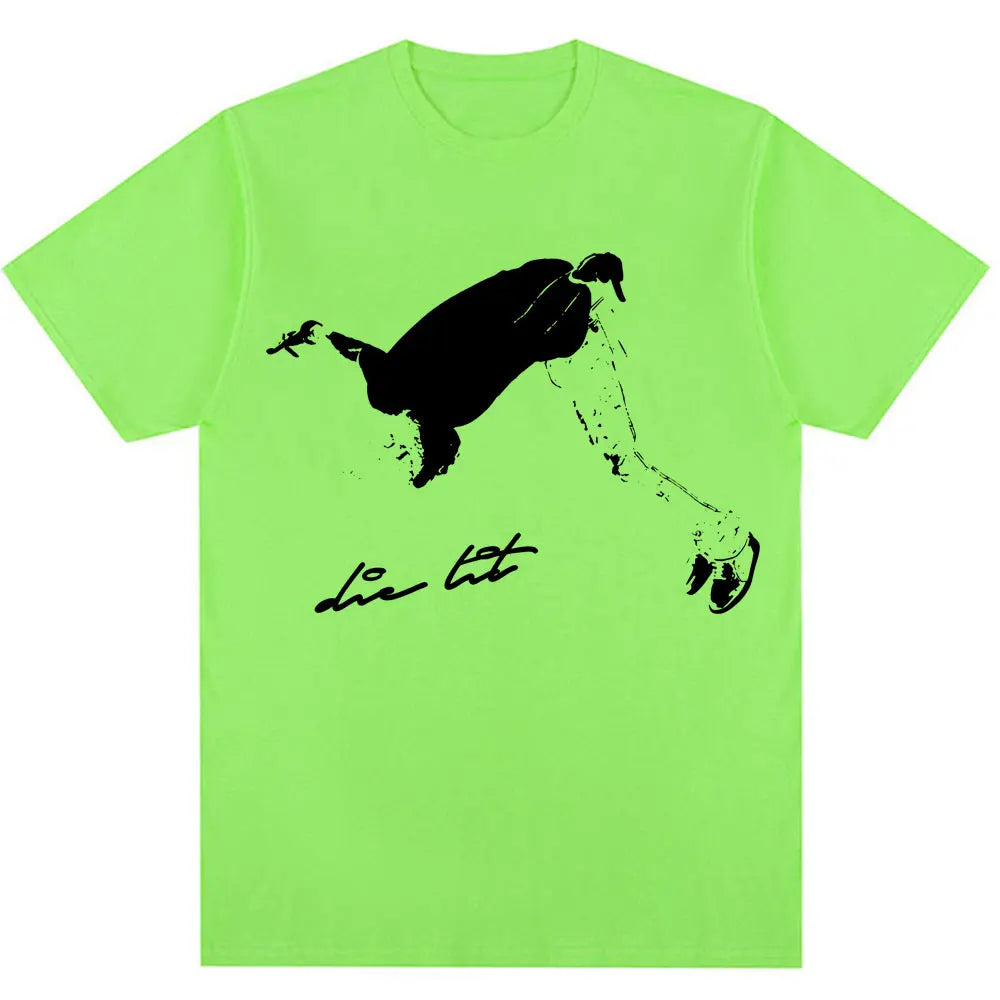 Rapper Playboi Carti Die Lit Garment Dyed T Shirts I Am Music Hip Hop Vintage Short Sleeve Women Oversized Cotton Punk T-Shirts