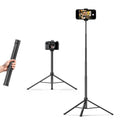 AOCHUAN 61 inch Aluminum Alloy Tripod 4/1 Threaded Interface Suitable For Any Device