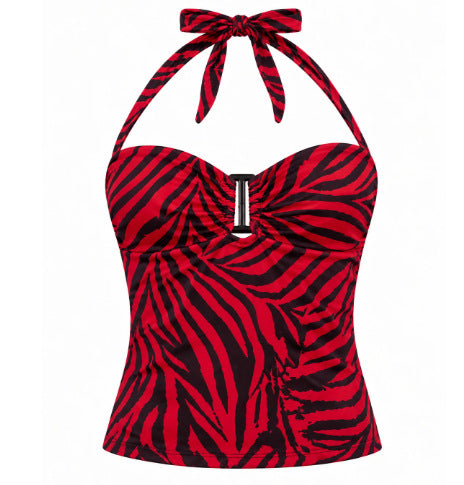 Women's Halter Neck Backless Sleeveless Top