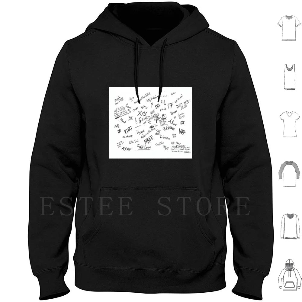 Signature Hoodies Long Sleeve Rapper Megan The Stallion Lil Durk Lil Uzi Vert Liluzi Playboi Playboi Carti Travis