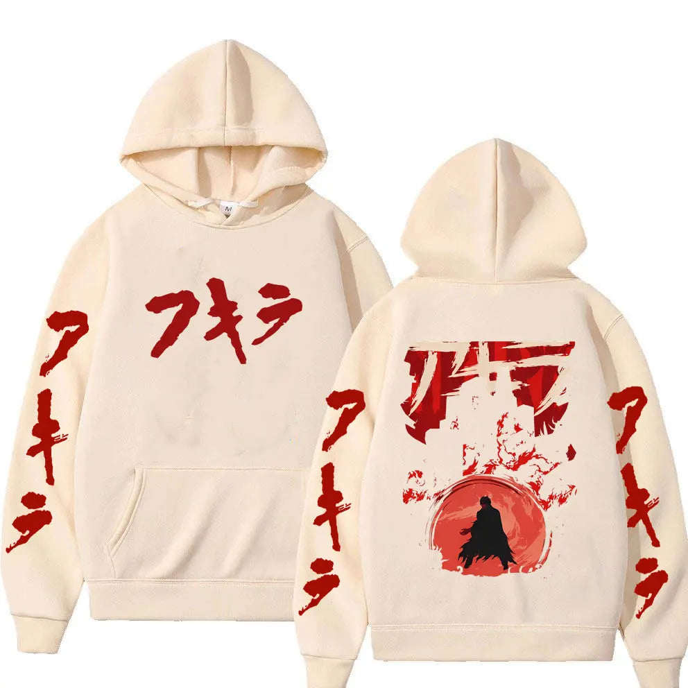 Anime Akira Hoodie Japanese Science Fiction Cartoon Movie Shotaro Kaneda Pullover Hoodies Male Manga Fashion Trend Sweatshirt