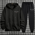 Spring 2026 Men's Tracksuit Casual Simple Quality Fashion Sportswear Single Zip Up Hoodie and Single Sports Pants Daily Jogging