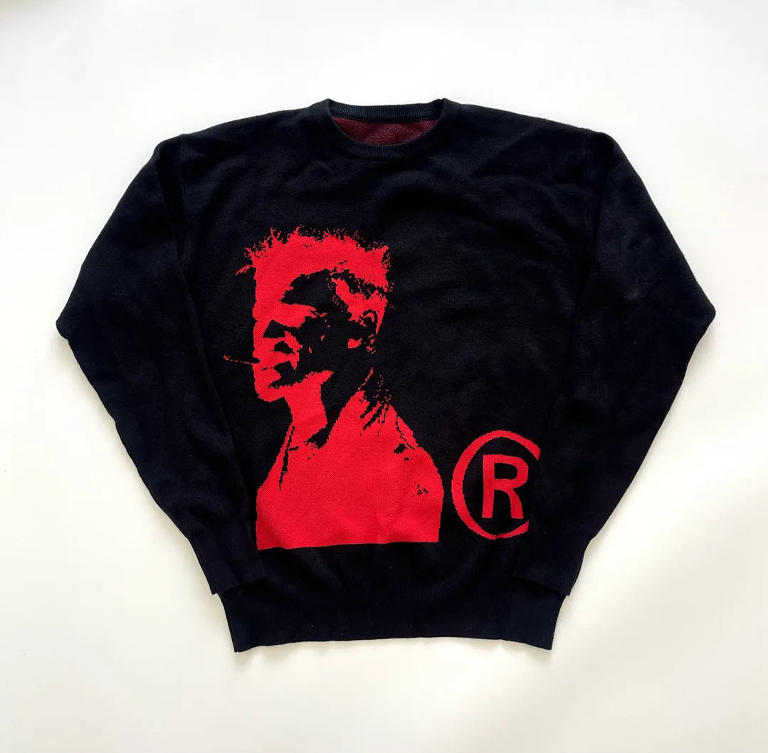 New 2022 Men Luxury Winter gentleman Classic Joy BRAD PITT Knit Casual Sweaters pullover Asian Plug Size High Drake #R31