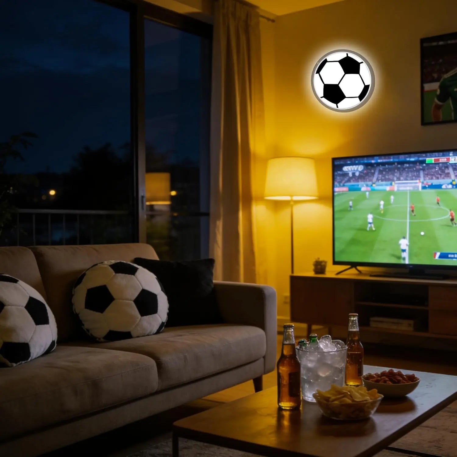 2026 Football Trophy Neon Sign Soccer USB LED Lights for Bar Gaming Room Bedroom Decoration Soccer Fans Gift Art Wall Light