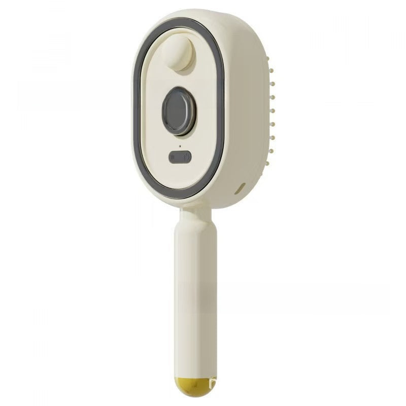 Electric Spray Massage Hair Brush with Red Light Therapy
