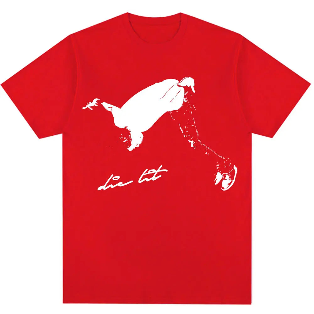 Rapper Playboi Carti Die Lit Garment Dyed T Shirts I Am Music Hip Hop Vintage Short Sleeve Women Oversized Cotton Punk T-Shirts