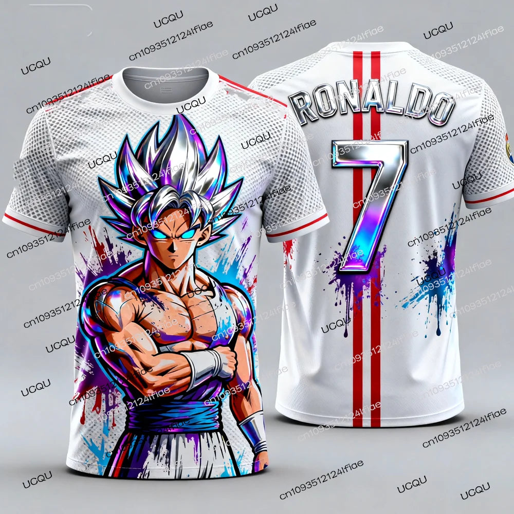New 2026 Dragon Ball Z Goku/Vegeta Special Edition Soccer Jersey Ronaldo Man Soccer Jersey Special Edition Fan Jersey Set