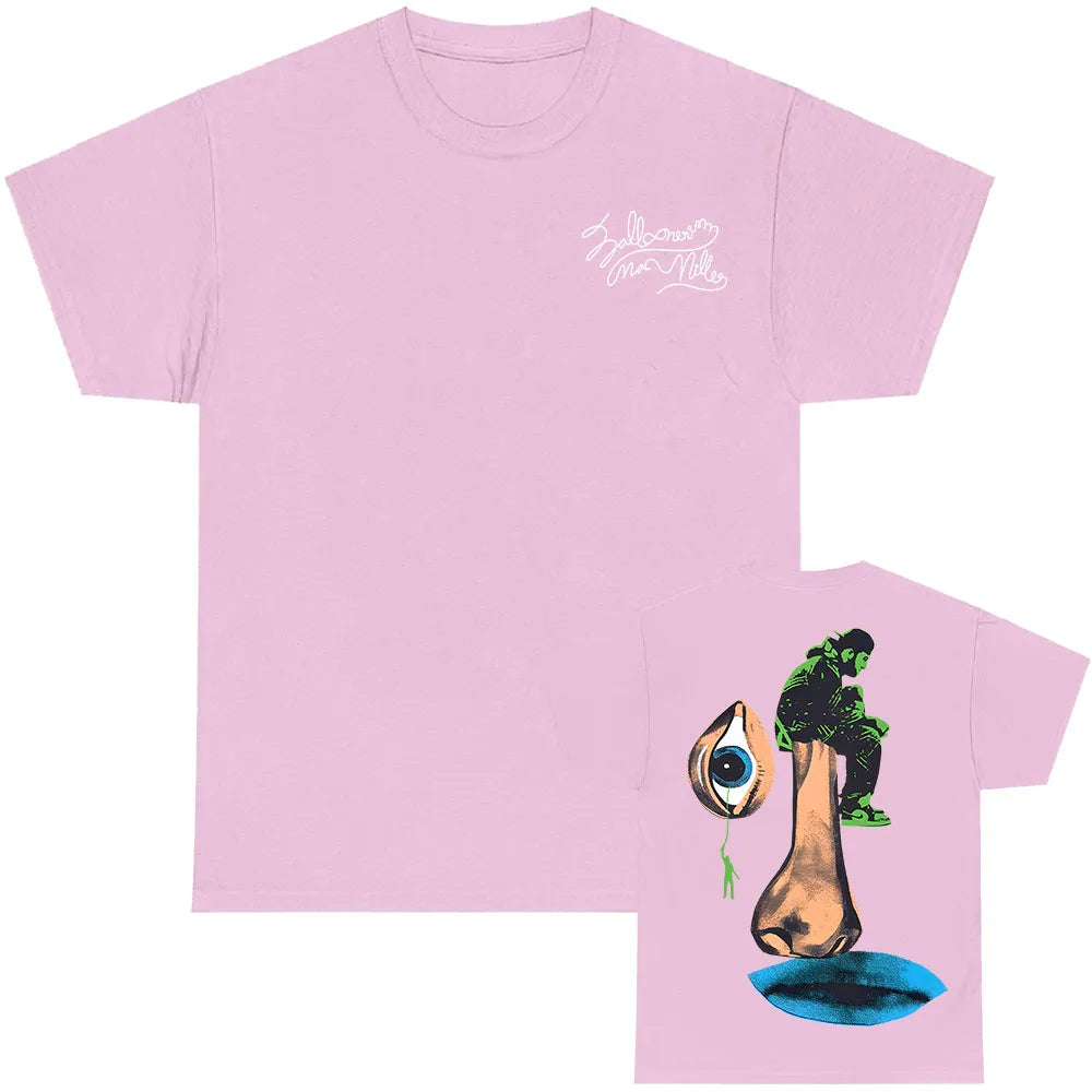 Macc Miller Balloonerism Tshirt Cotton High Quality Summer Tee-shirt Ropa Hombre Camisetas Short Sleeve O-neck Men Women T-shirt