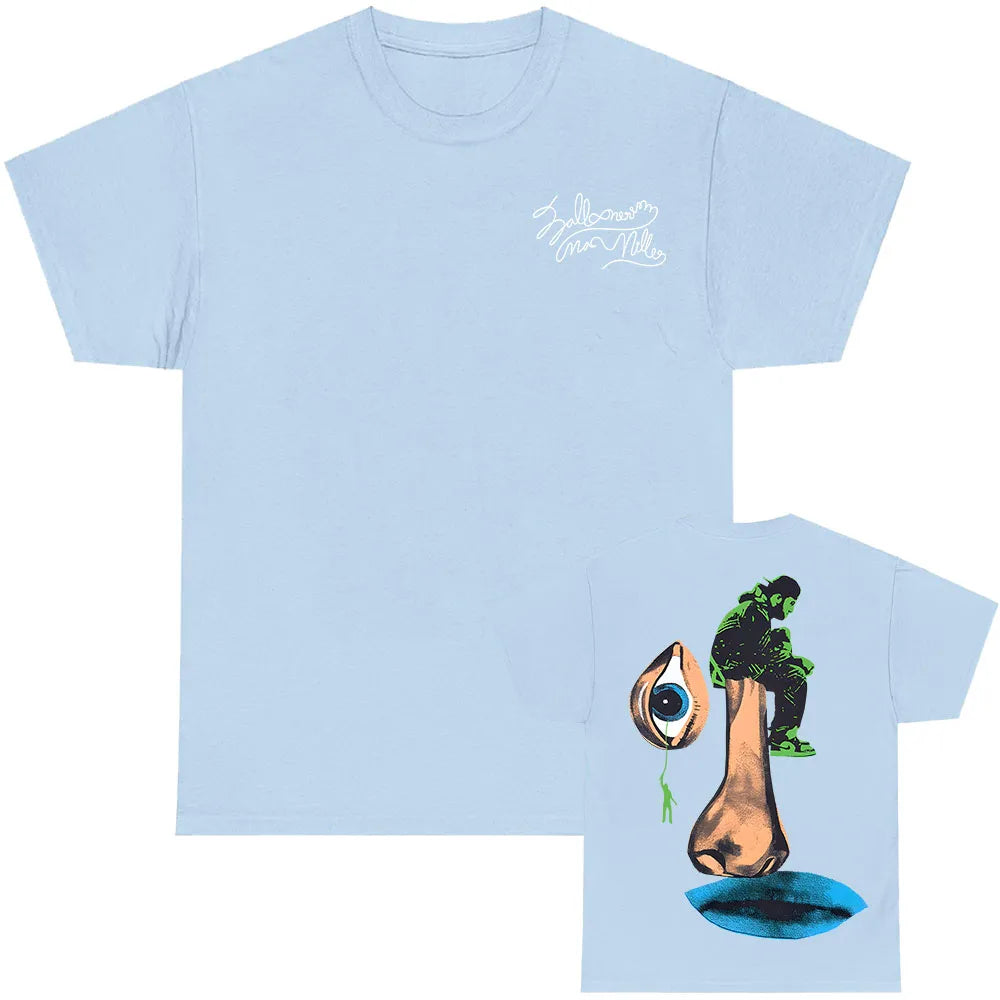 Macc Miller Balloonerism Tshirt Cotton High Quality Summer Tee-shirt Ropa Hombre Camisetas Short Sleeve O-neck Men Women T-shirt