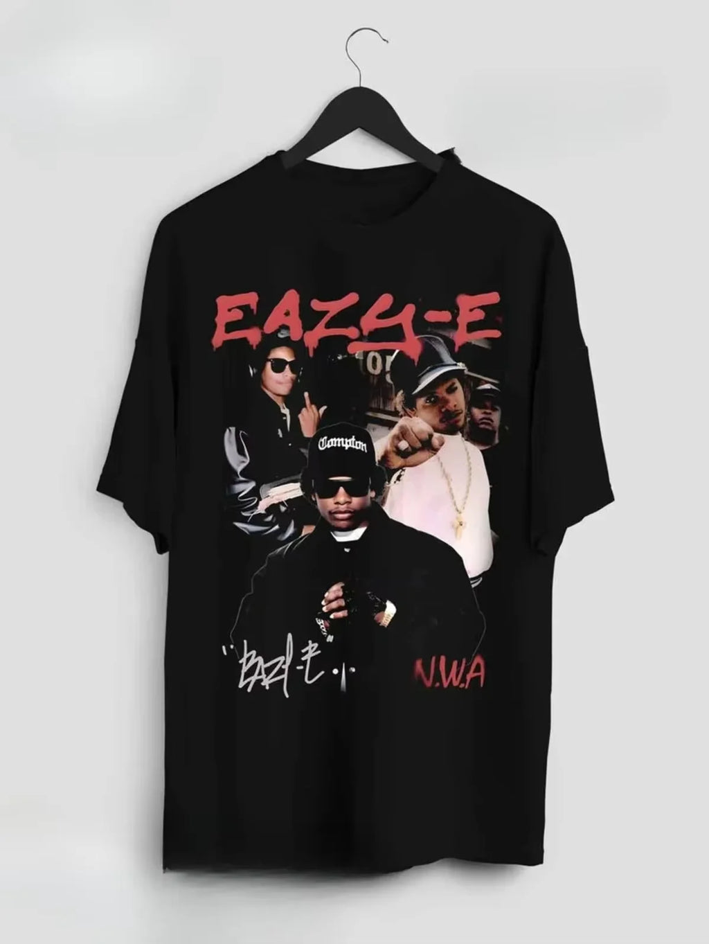 2026 Summer Eazy E T Shirt 90s Retro Rap Hip Hop Music Graphic Tee Fan Merch Loose Casual Unisex Streetwear Women Men Top