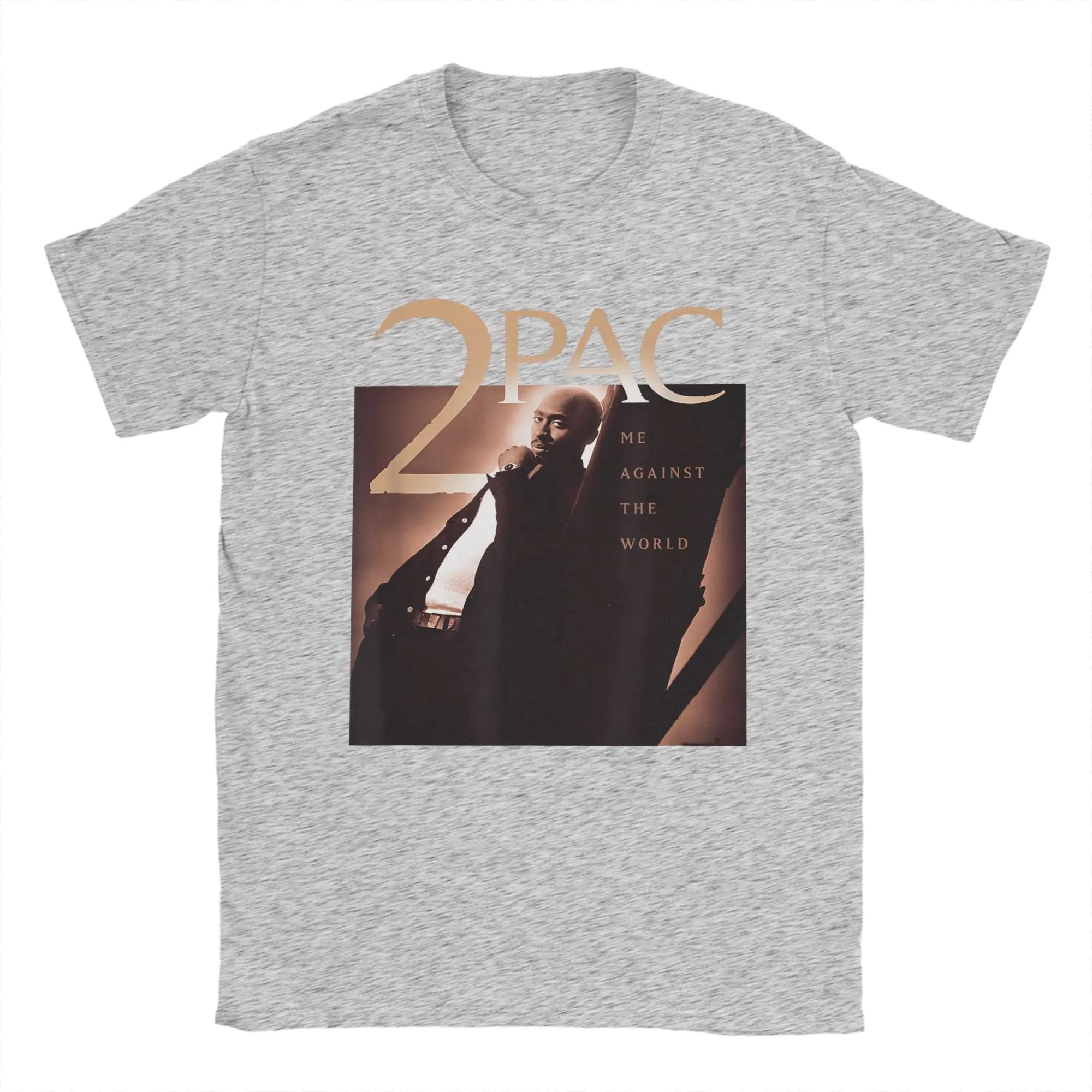 Rapper Tupac 2pac Graphic Printed (2) T-Shirts Men  Fashion 100% Cotton Tees O Neck Short Sleeve T Shirt Plus Size Clothes
