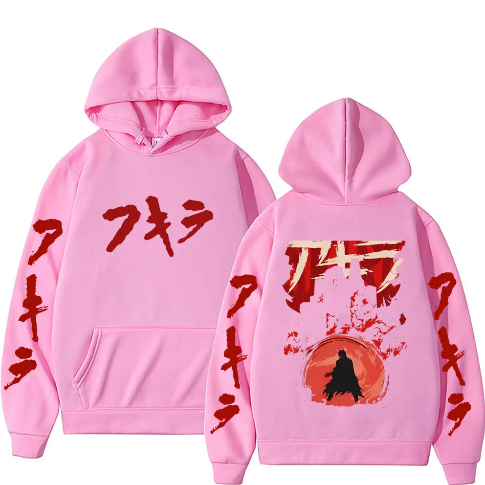 Anime Akira Hoodie Japanese Science Fiction Cartoon Movie Shotaro Kaneda Pullover Hoodies Male Manga Fashion Trend Sweatshirt