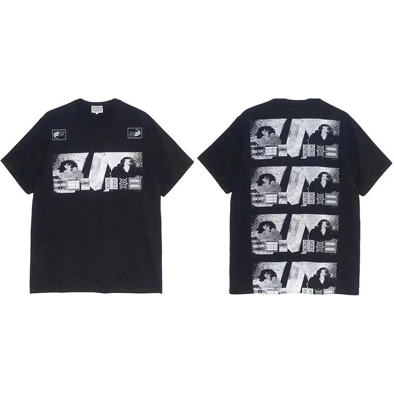 Cav Empt Japanese-style Trend Short-sleeved T Shirt Vintage Creative Print C.E Men's Women Round-neck T-shirts