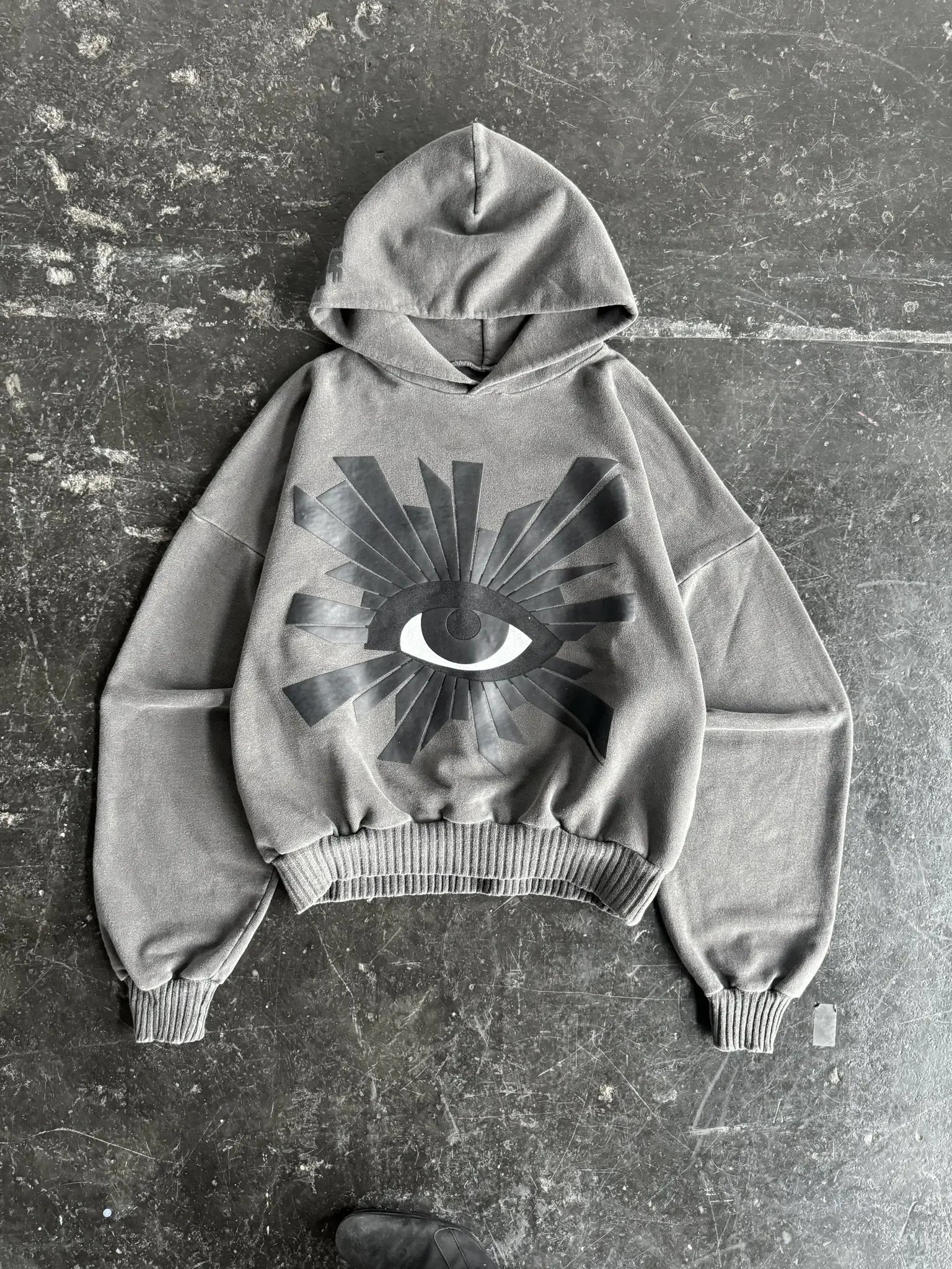 Y2K New Sweater Embroidered Solid Color Hoodie Eye Trend Wear Street Hip-Hop Printed Eye Pattern Hoodie Sweatshirt Tracksuit Men