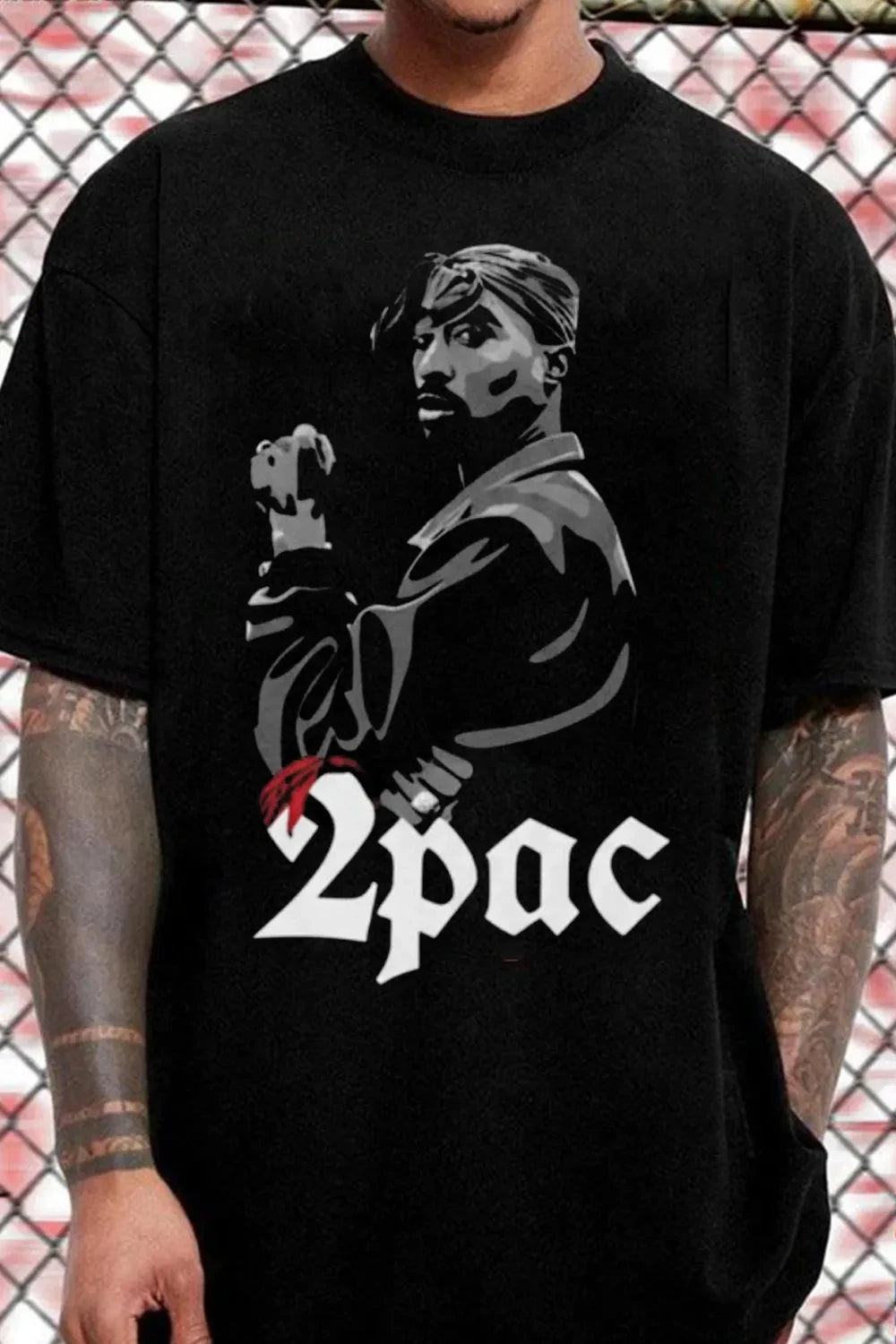 Rapper Tupac 2Pac & MJ Merch 2026 Fashion T Shirt Cotton Men's Clothing Women's T-Shirt Y2k Popular Fans Casual Summer T Shirt