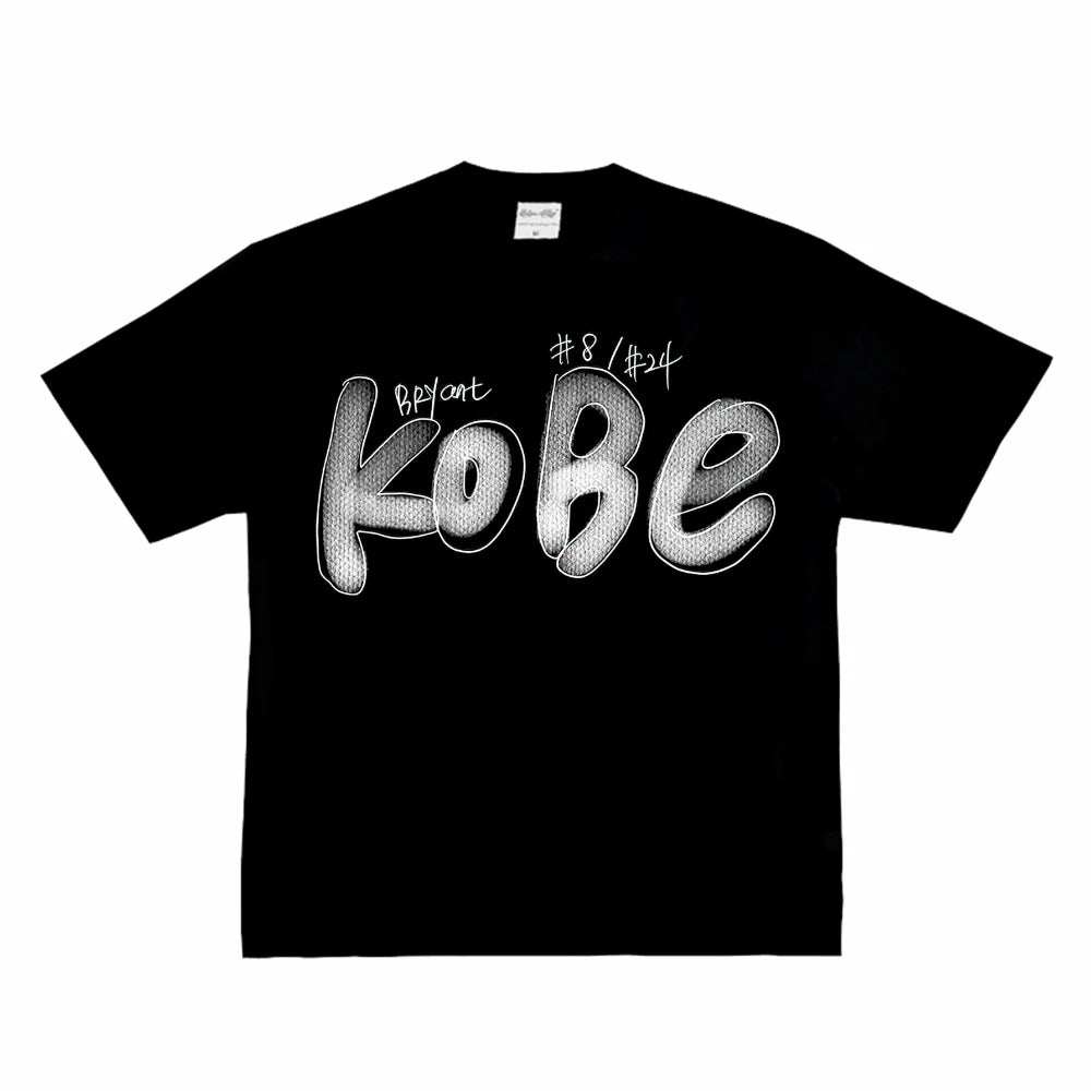 Klassieke basketbalster Kobe Bryant mannen vrouwen T-shirt print tshirt kleding streetwear tee katoen oversized Y2k hiphop zomer