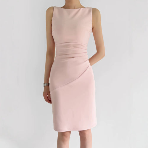 Backless Bodycon Midi Dress