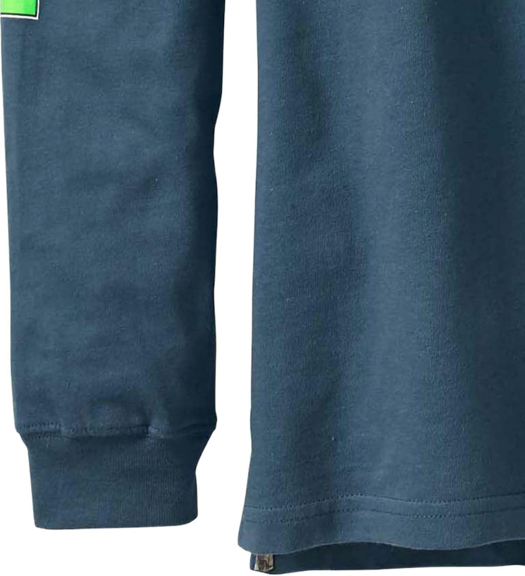 Men'S Long Sleeve T-Shirt Preshrunk 100% Heavyweight Cotton Graphic Tee