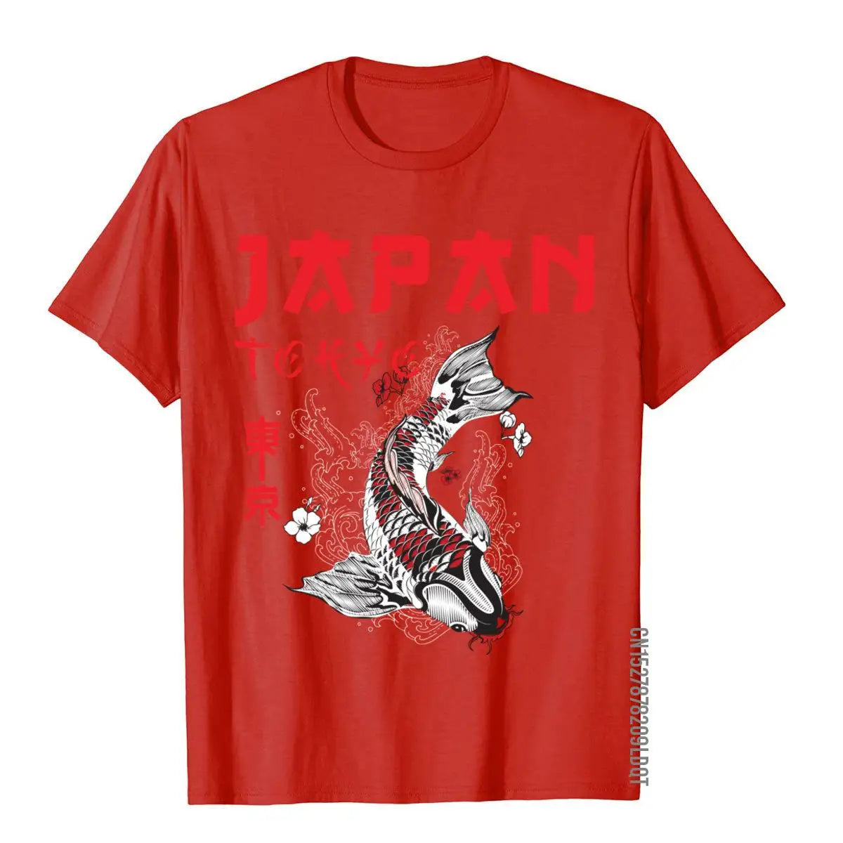 Japanese Fuji Dragon Yakuza Tokyo Koi Fish Customized Tops T Shirt For Men Cotton T Shirts Slim Fit Brand