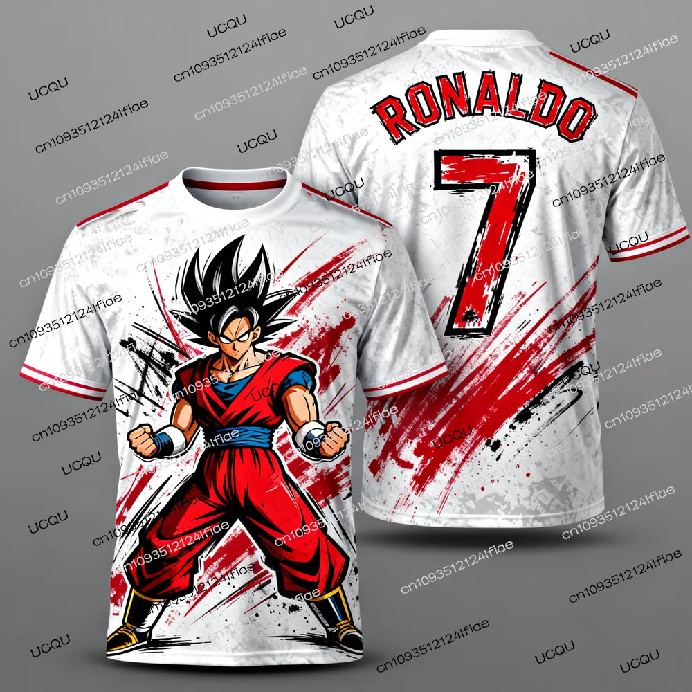 New 2026 Dragon Ball Z Goku/Vegeta Special Edition Soccer Jersey Ronaldo Man Soccer Jersey Special Edition Fan Jersey Set