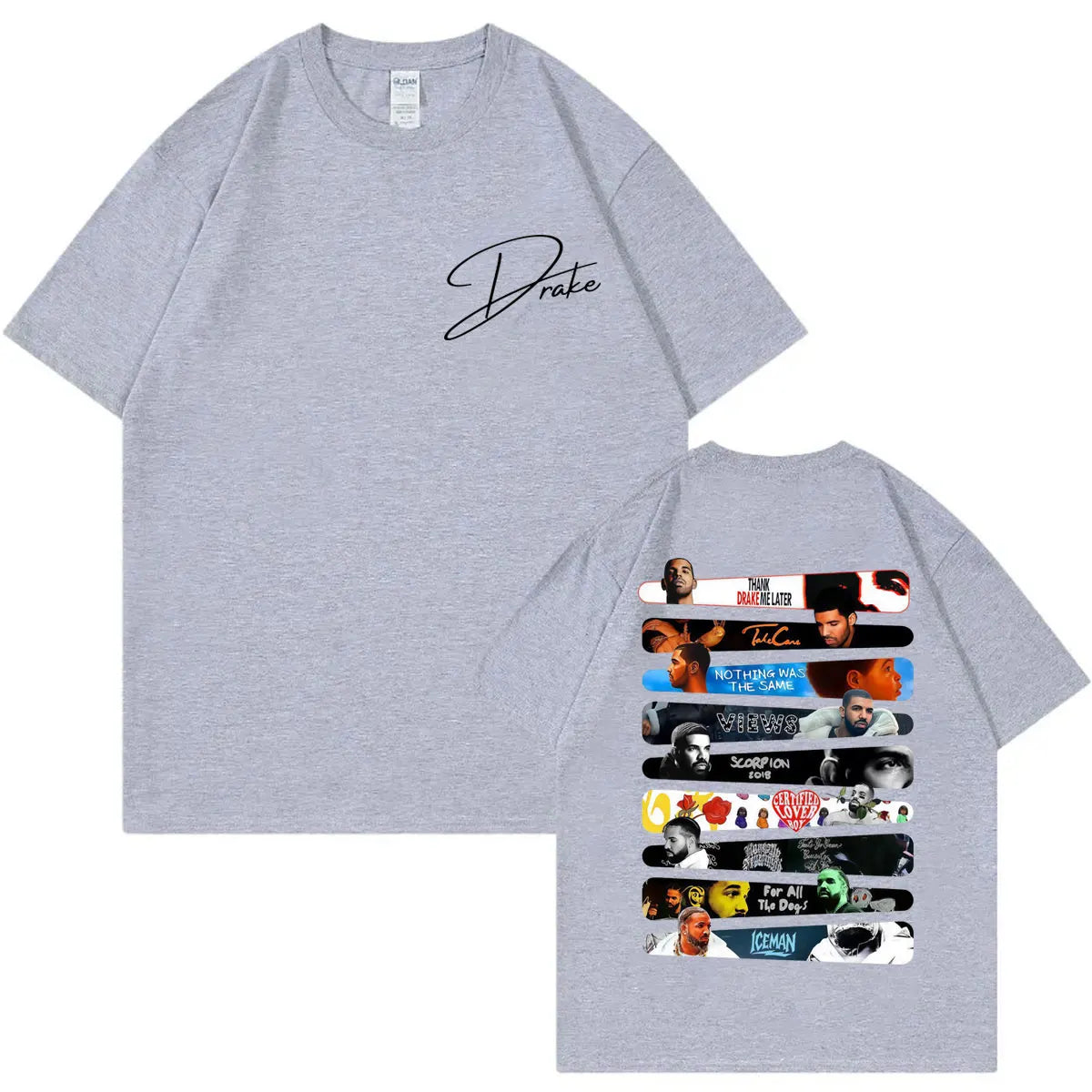 Rapper Drake Album Graphic T Shirts Men Women Clothing Fashion Hip Hop Short Sleeve T-shirts Summer Casual Loose Cotton T-shirt