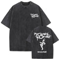 Washed Vintage Rock Band My Chemical Romance The Black Parade Tour 2025 T-shirt Men Women Fashion Punk Emo Oversized T Shirts