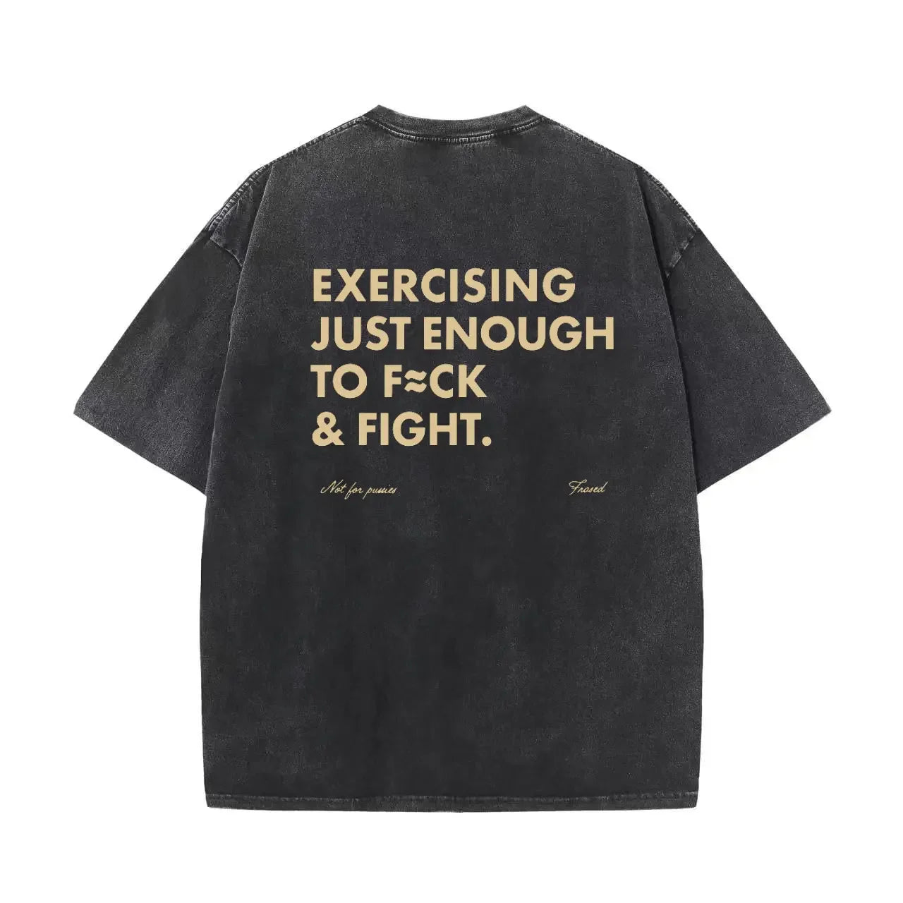 EXERCISING JUST ENOUGH TO F≈CK & FIGHT Funny Shirt for Men & Women, Gift for Her and Him Unisex T-shirt For Man And Woman, Tshir