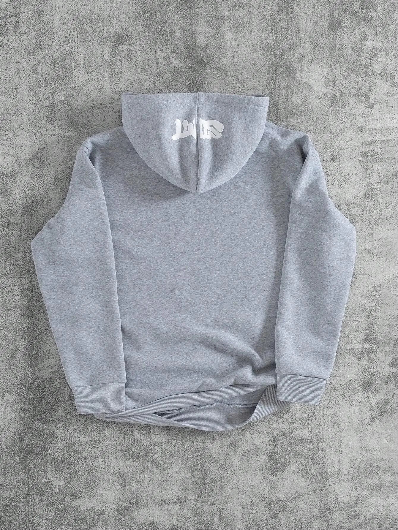 The new men's hooded sweatshirt for Spring and Autumn is casual fashionable and comfortable with 3D star pattern printing