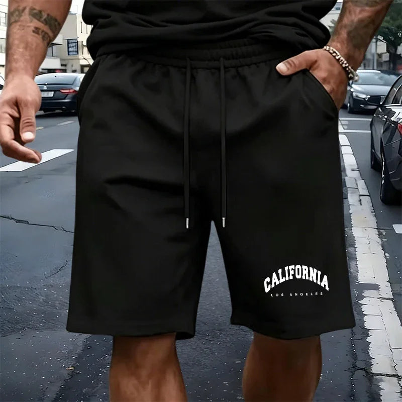 Men's T-Shirt Tracksuit Print Adult Sports Casual O Neck Short Sleeves Jogging Clothes Summer Street 2-Piece Set or Tees Shorts