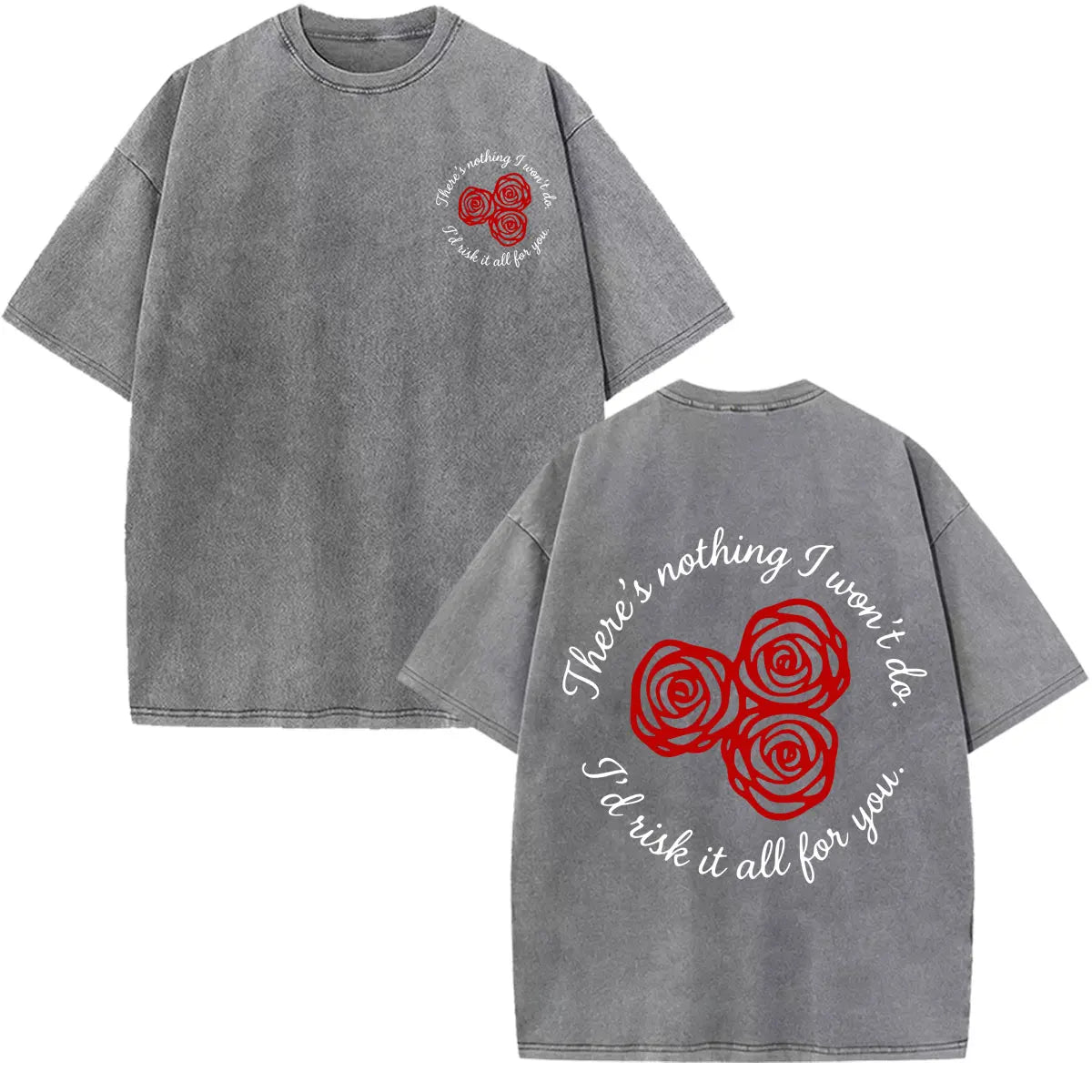 Bruno Mars The Romantic Tour 2026 Print Vintage Washed T-shirt Man Woman Fashion T-shirts Cotton Loose Casual Oversized T-shirts