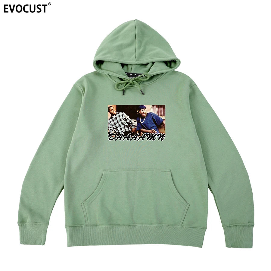 DAAAAMN Ice Cube 2Pac Hiphop Vintage Dr Dre Eazy E Dj Yella Mc Ren Hip Hop Cartoon Hoodies Sweatshirts men women unisex Cotton