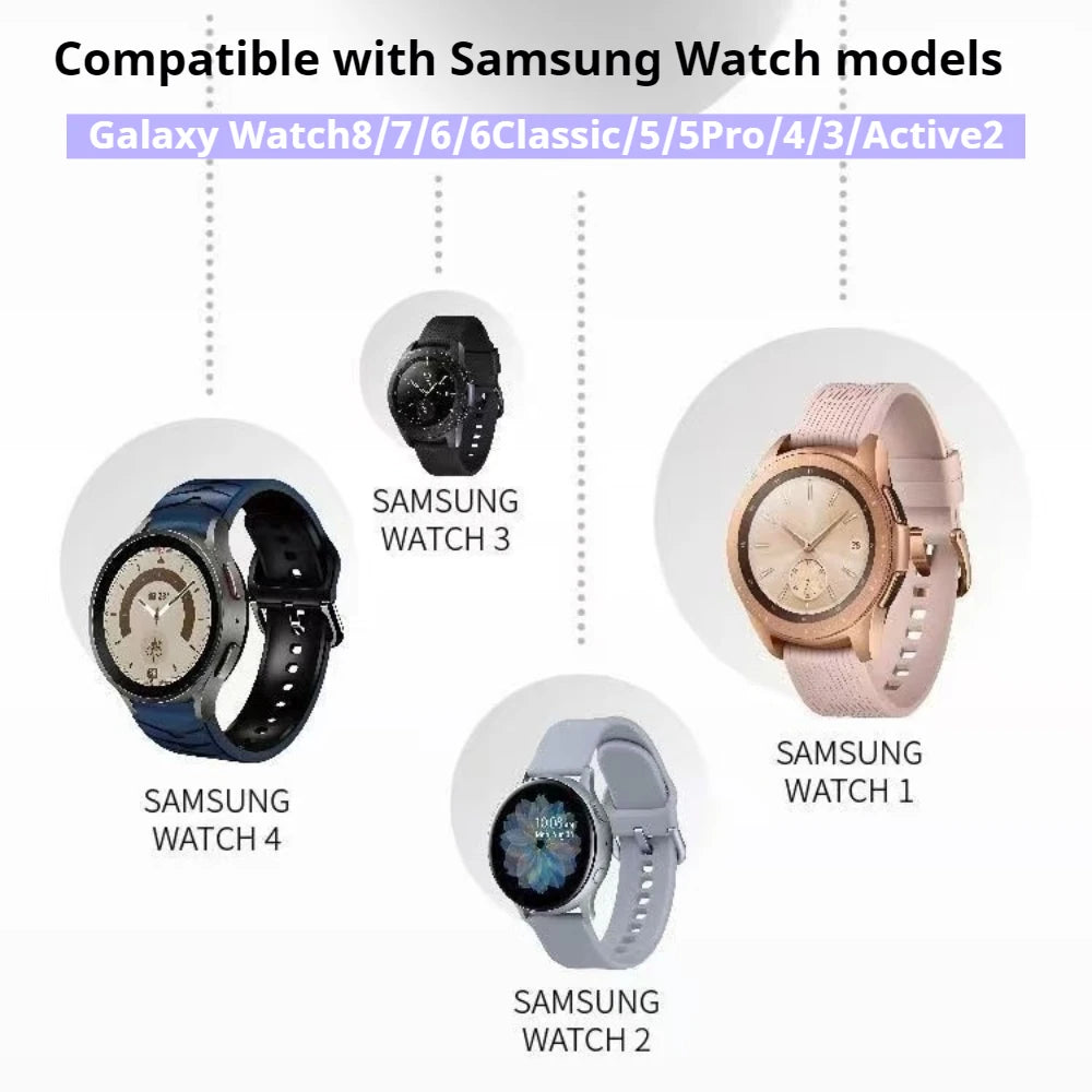 Fast Magnetic Wireless Charger For SAMSUNG Galaxy Watch8/7/6Classic/5 Pro 4/3/2Active USB-C Charging Stand Fast Charging Dock