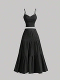 Women's Backless A-Line Dress