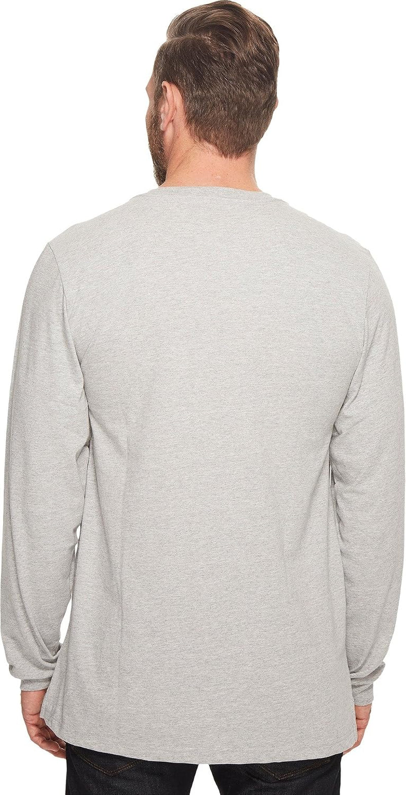 Mens Base Plate Blended Long Sleeve T-Shirt with Logo - Tall