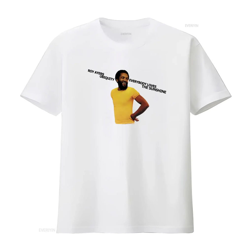 Roy Ayers Ubiquity Everybody Loves The Sunshine Jazz RAMP Vintage Hip Hop T Shirt vintage Washed Soft Breathable