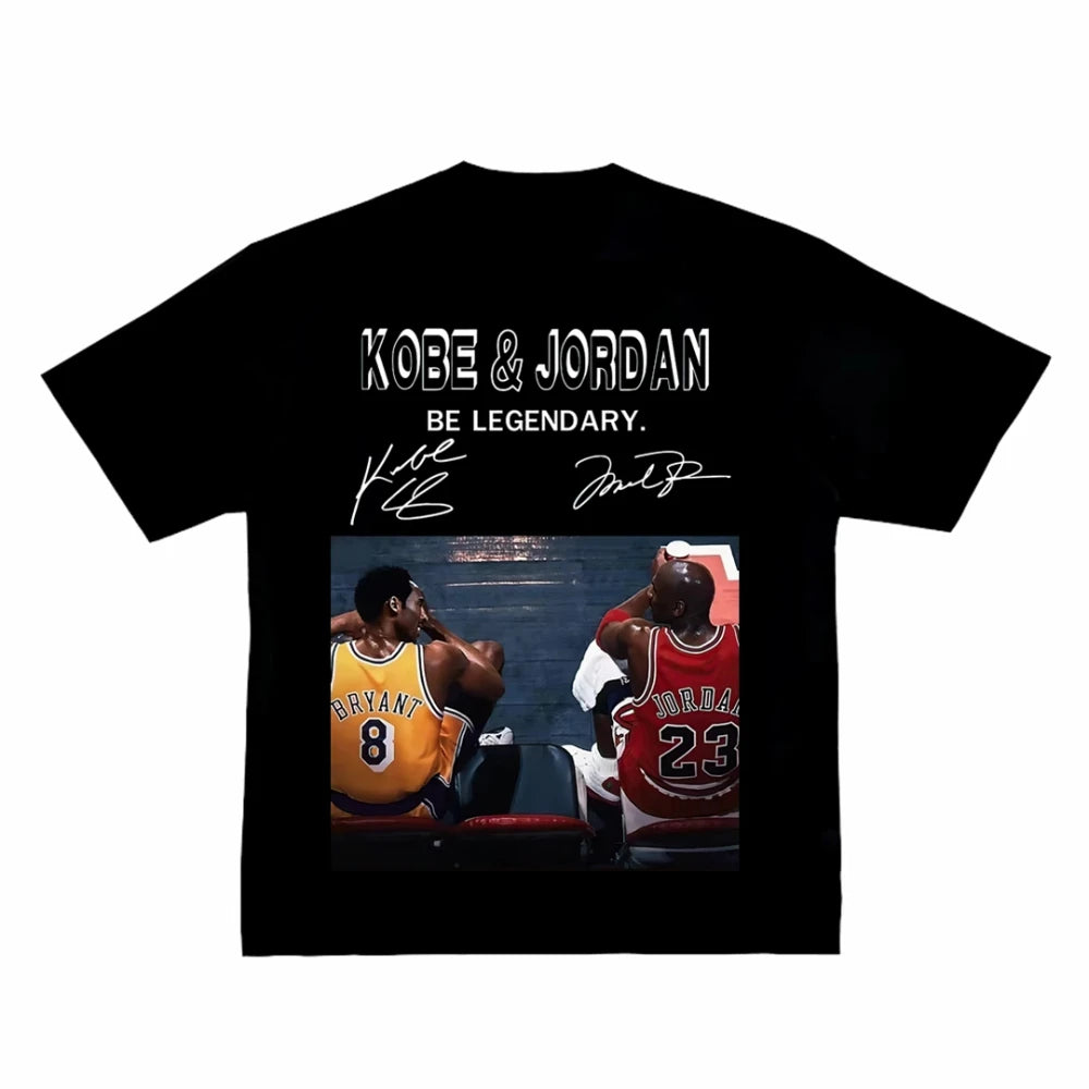 Klassieke basketbalster Kobe Bryant mannen vrouwen T-shirt print tshirt kleding streetwear tee katoen oversized Y2k hiphop zomer