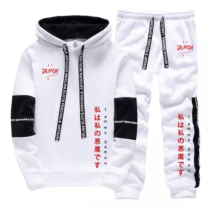 2026 New Arrival Hoodies and Sweatpants 2pcs Set Men/women Daily Casual Sports Hooded Outfit Autumn Unisex Fashion Jogging Suits