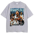 Vintage Anthony Edwards Graphic T Shirt Men's Clothing Basketball Fans Gift T-shirt Cotton Oversized High Street T-shirts Male