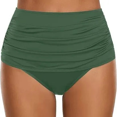 Woman Swimsuits Swim Shorts High Waist Black Swimming Shorts Butt Lifting Navy Blue Bathing Shorts Tankini Beach Shorts Solid