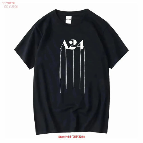 A24 x Kojima Productions Logo T shirt North American version Imported vintage Washed Top For Everyday Wear graphic Soft