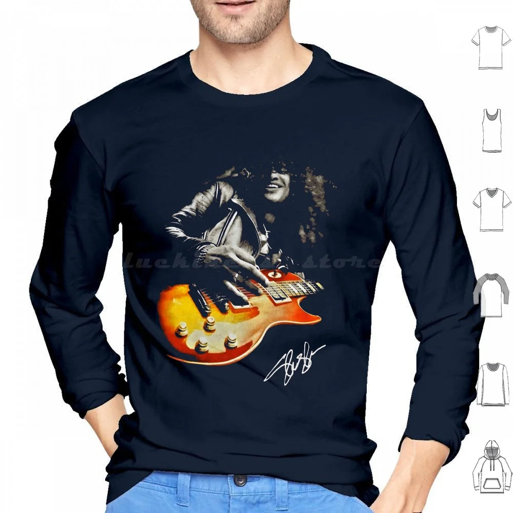 Guitar Shredding Slash Signature Guns N Roses Essential T-Shirt Hoodies Long Sleeve Guitar Shredding Slash Signature