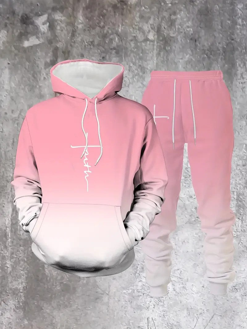 Mens 3D Print Hooded Sweatshirt