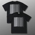 Summer Couple Black White Breathable Cotton Short Sleeve CAV Tshirts Bullet Screen Letter Print Round Neck Top Men Women Outfit