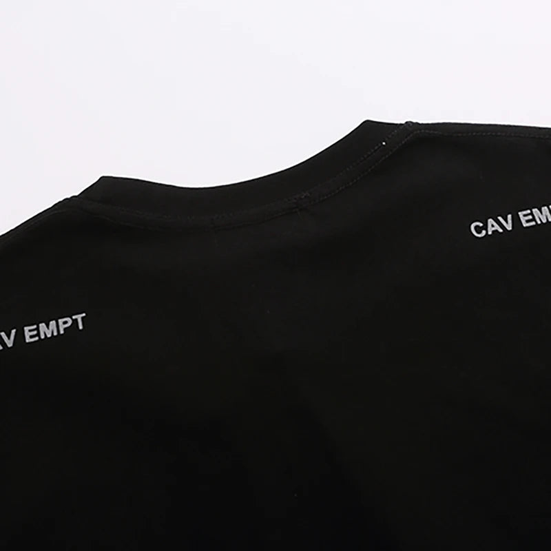 Cav Empt Japanese-style Trend Short-sleeved T Shirt Vintage Creative Print C.E Men's Women Round-neck T-shirts