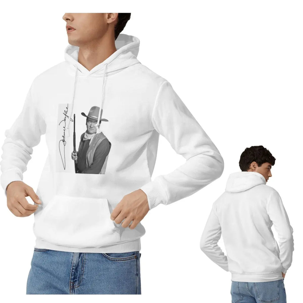 John Wayne Signature The Duke Hoodies Men's Women Casual Pullover Sweatshirt Harajuku Long Sleeve Streetwear Autumn Winter