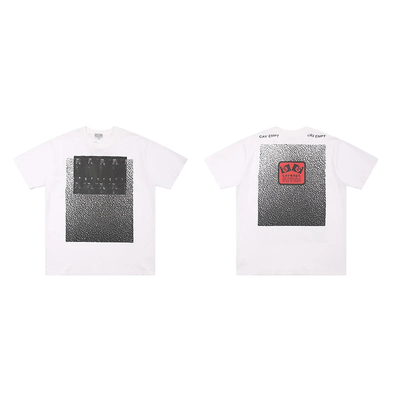 Cav Empt Japanese-style Trend Short-sleeved T Shirt Vintage Creative Print C.E Men's Women Round-neck T-shirts